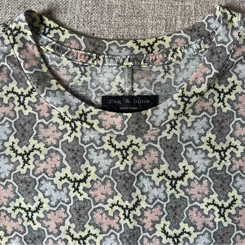 rag & bone Long Sleeve Tissue Top